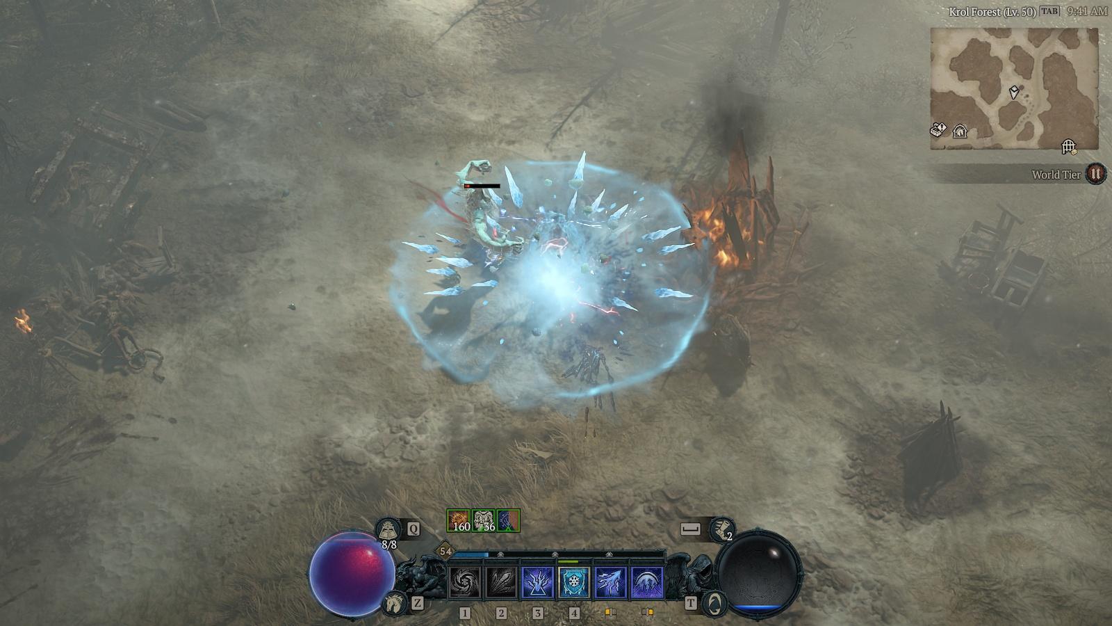 Лучшие сборки Frozen Orb Sorcerer в Diablo 4 в пятом сезоне