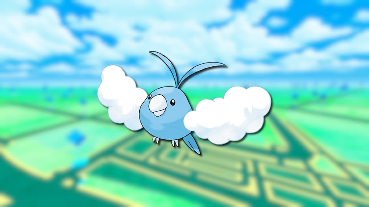 Swablu in Pokemon Go.