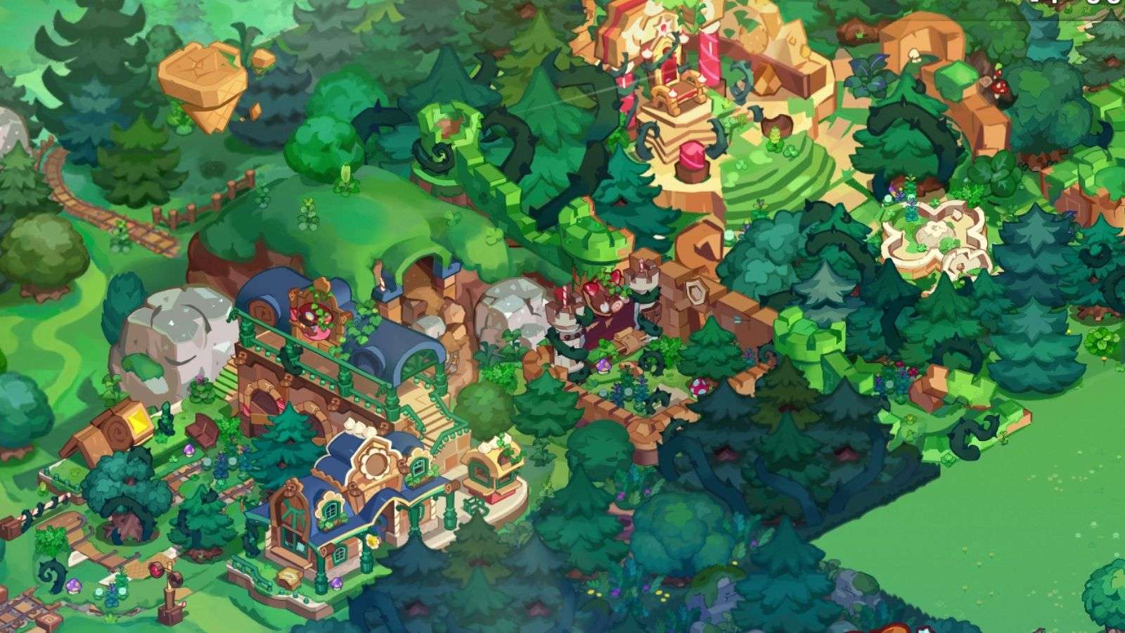 An image of a settlement from Cookie Run: Kingdom