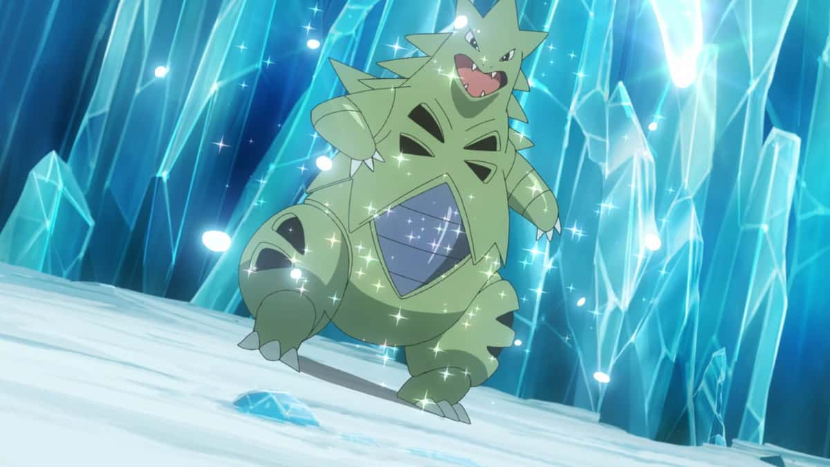 Tyranitar from Pokemon anime.