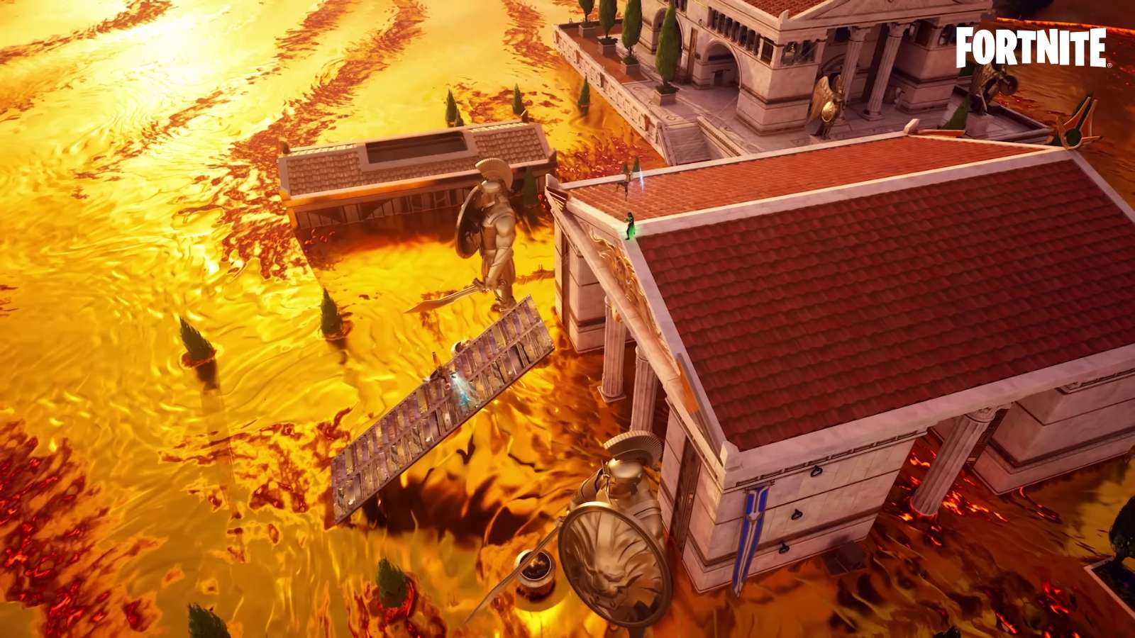 Floor is Lava Midas POI in Fortnite