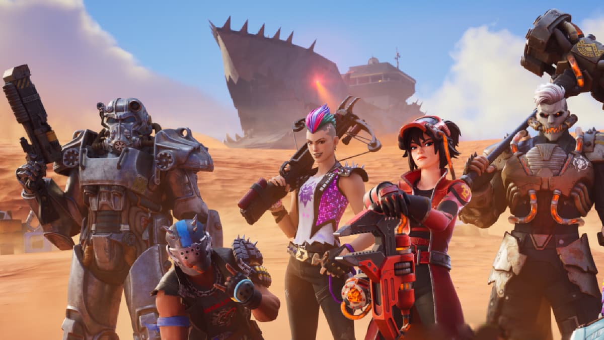 A screenshot featuring NPCs in Fortnite Chapter 5 Season 3.