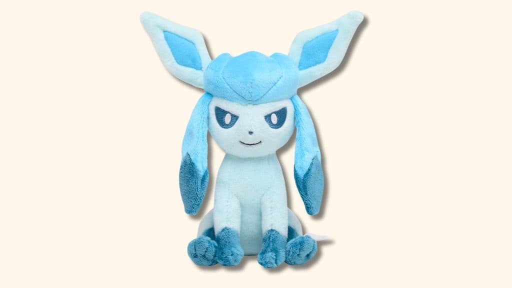 Glaceon plush.