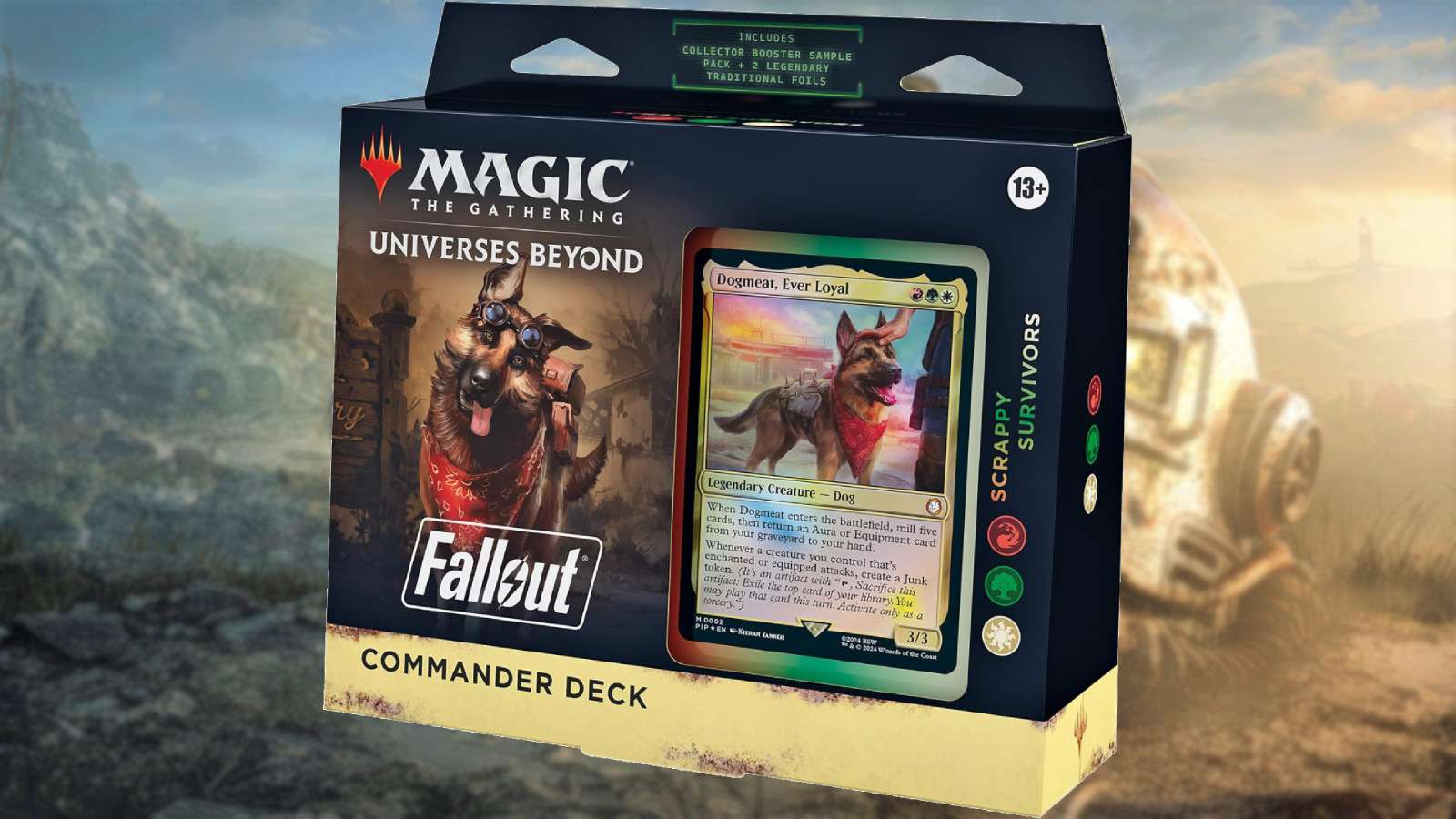 MTG Fallout Scrappy Survivors deck box