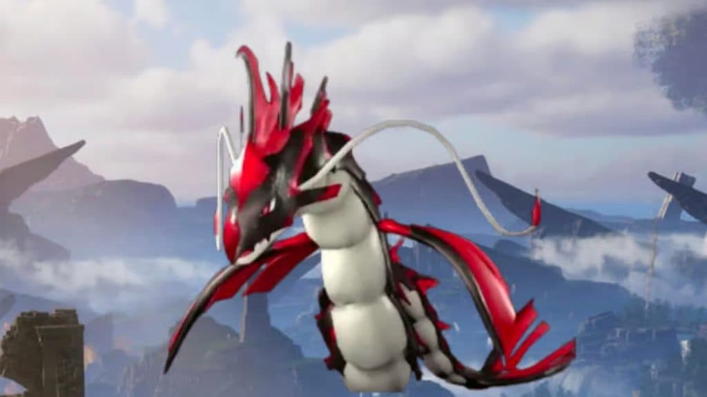 An image of Jormuntide Ignis, a Fusion Pal you can get by breeding in Palworld.