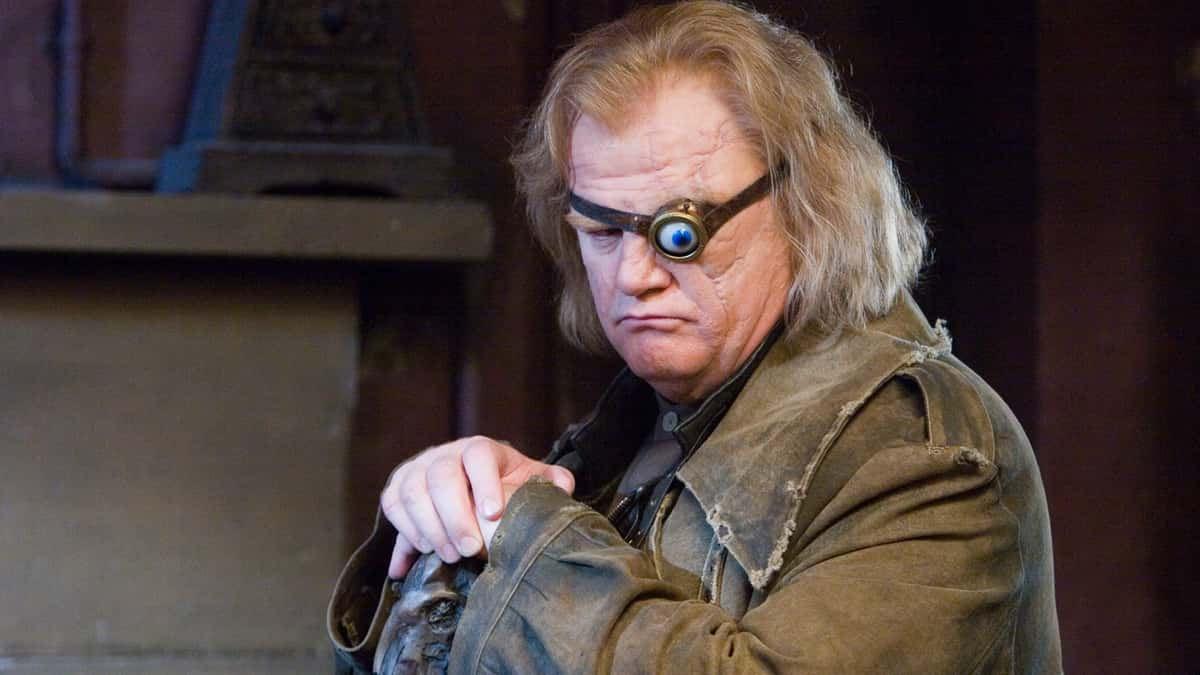 Brendan Gleeson as Alastor Moody in Harry Potter