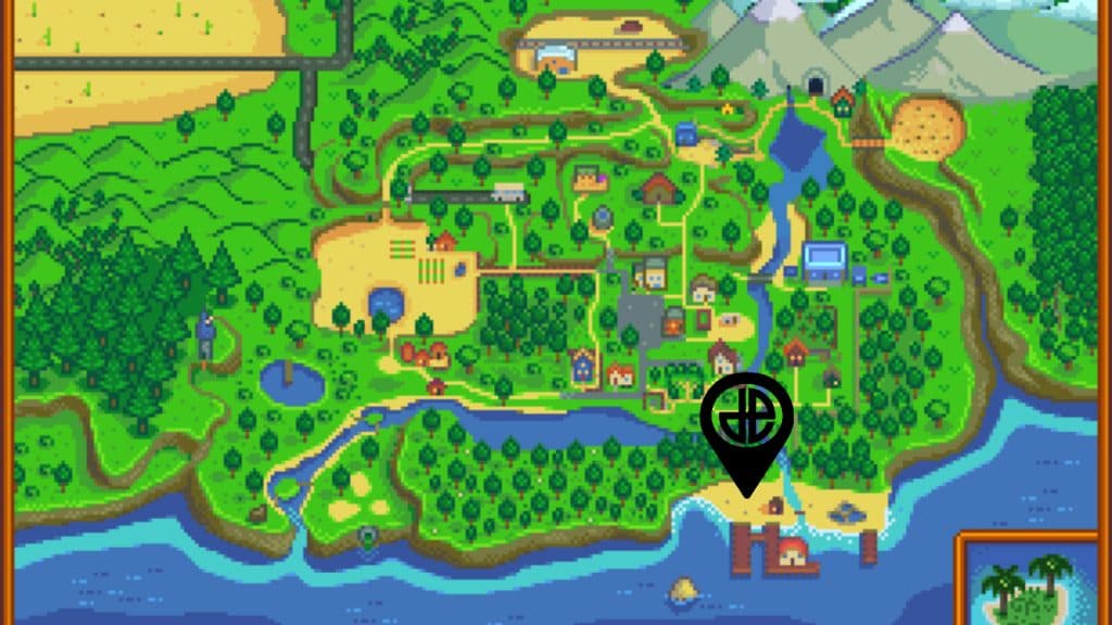 Stardew Valley Squidfest location