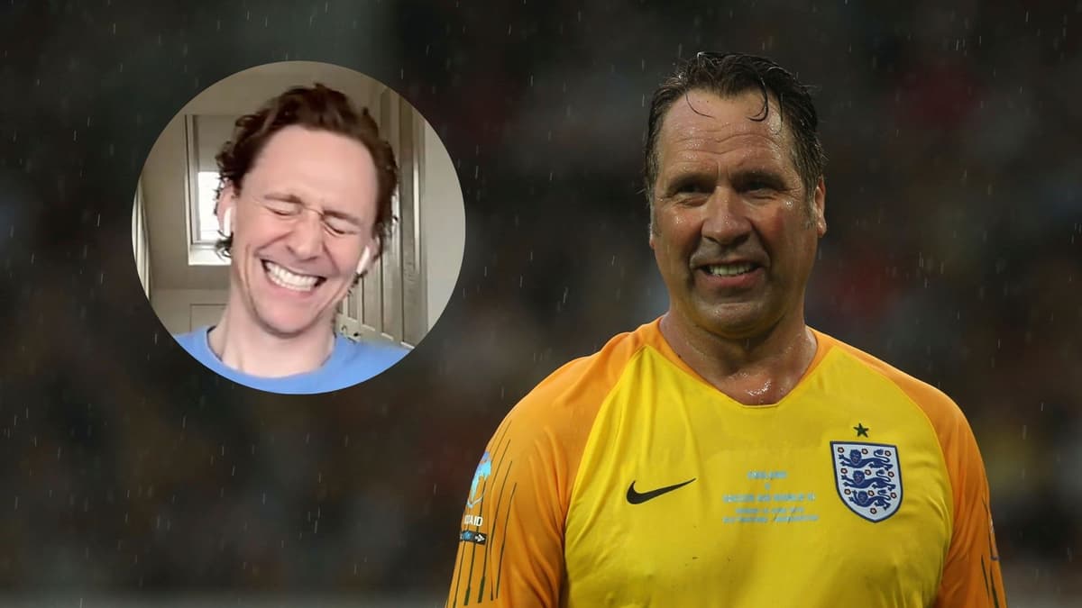 Tom Hiddleston and David Seaman