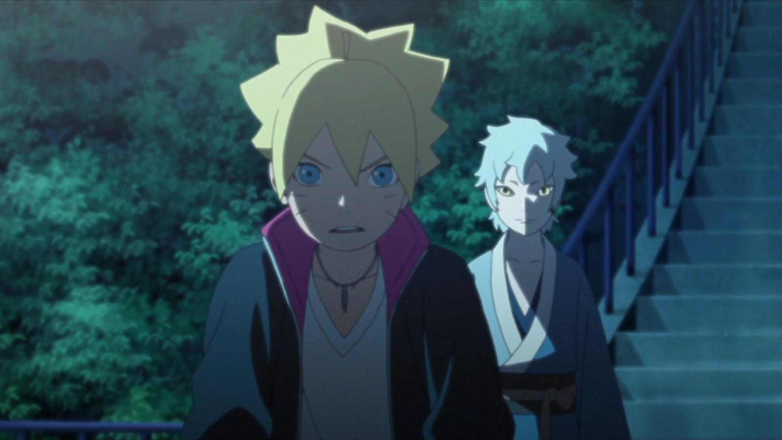 Boruto and Mitsuki