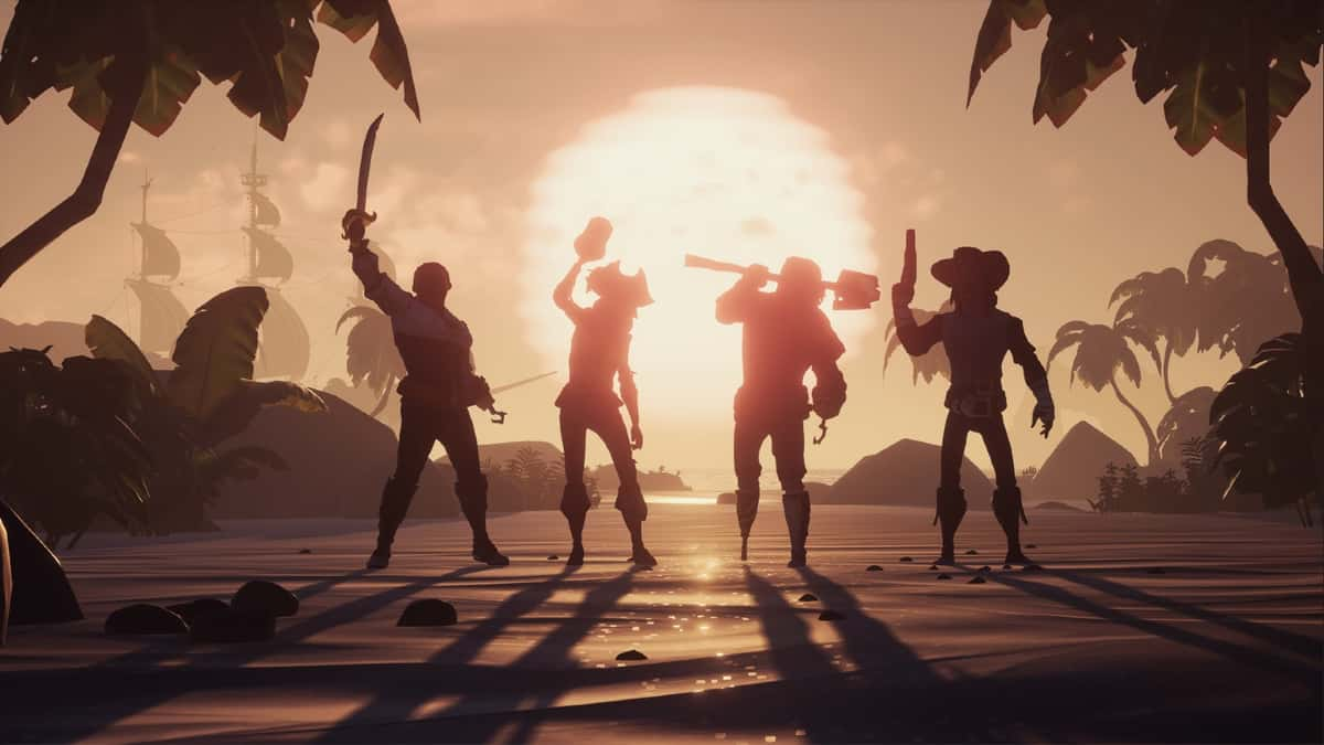 An image of Sea of Thieves key art.