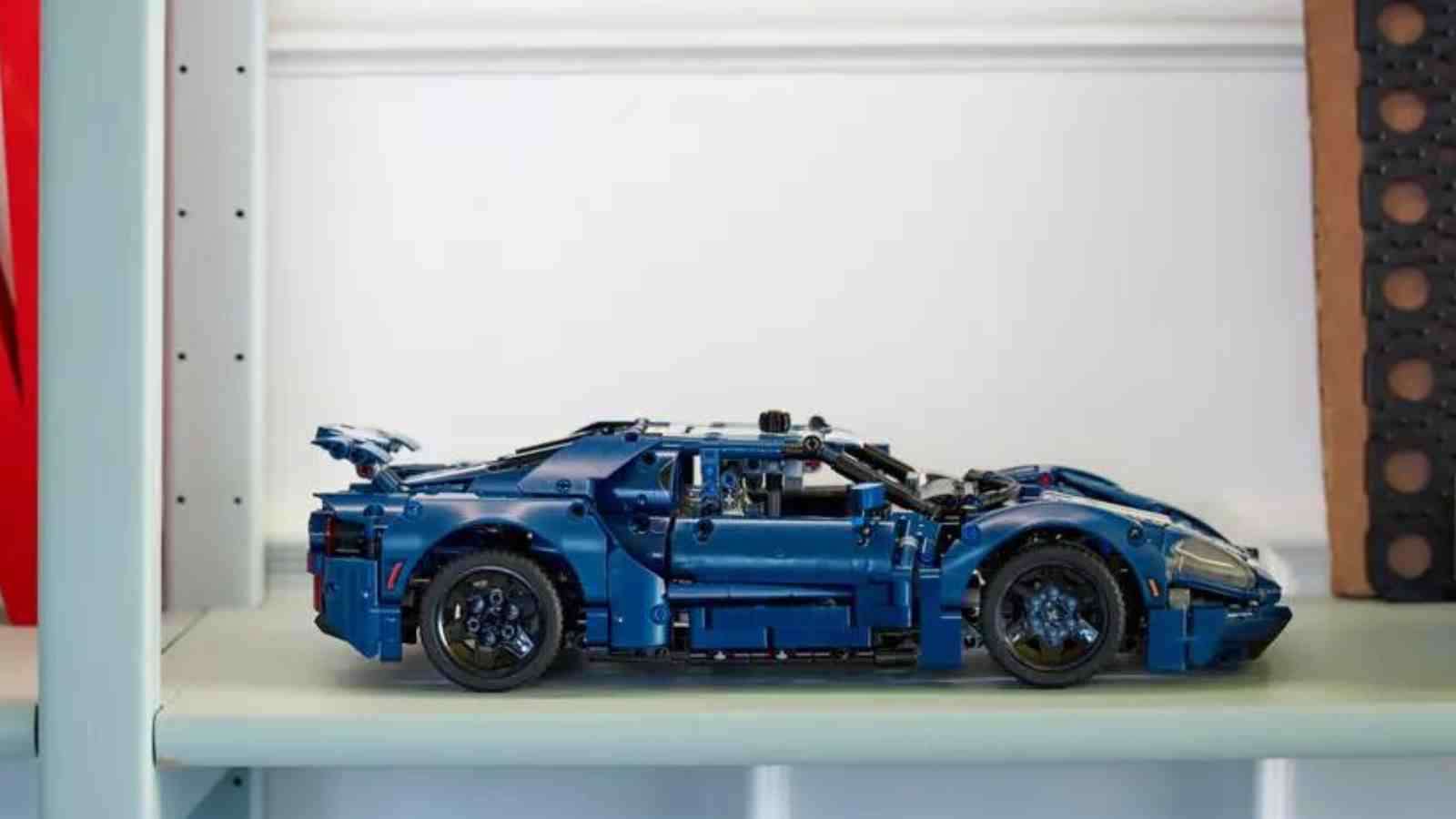 The LEGO Technic Ford GT on display