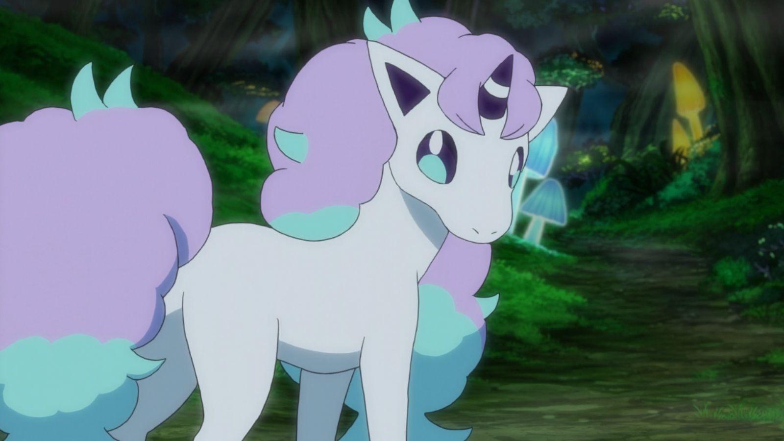 Galarian Ponyta from Pokemon anime.