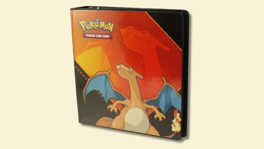 Ultra PRO Charizard binder.