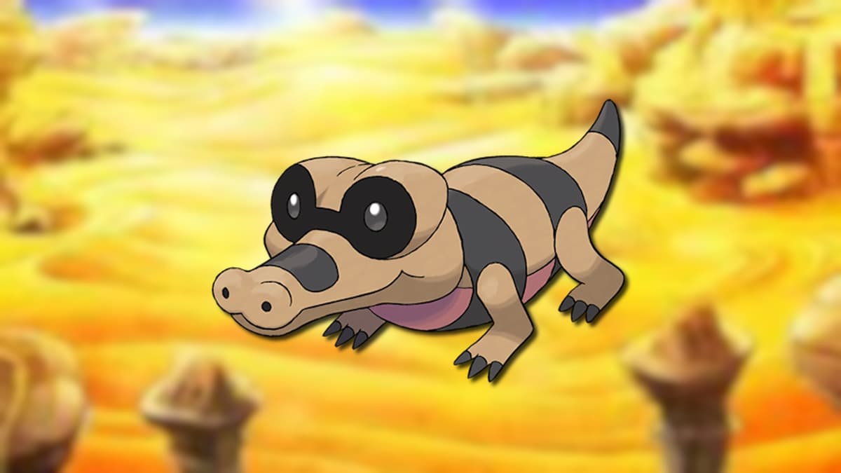 Sandile in Pokemon Go.