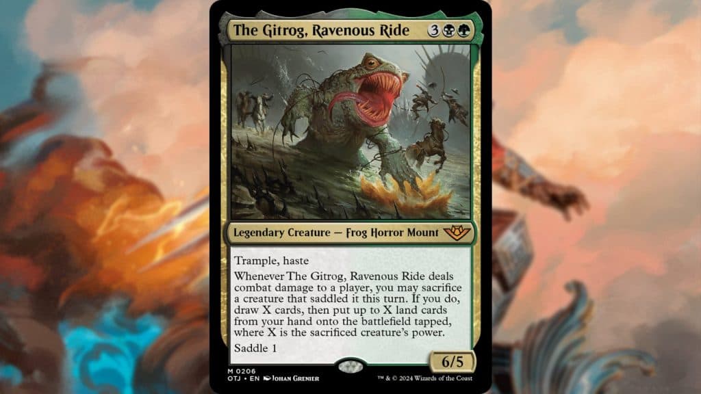 Thunder Junction The Gitrog Saddle card