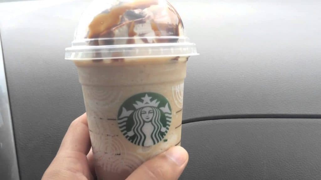 An espresso frappuccino