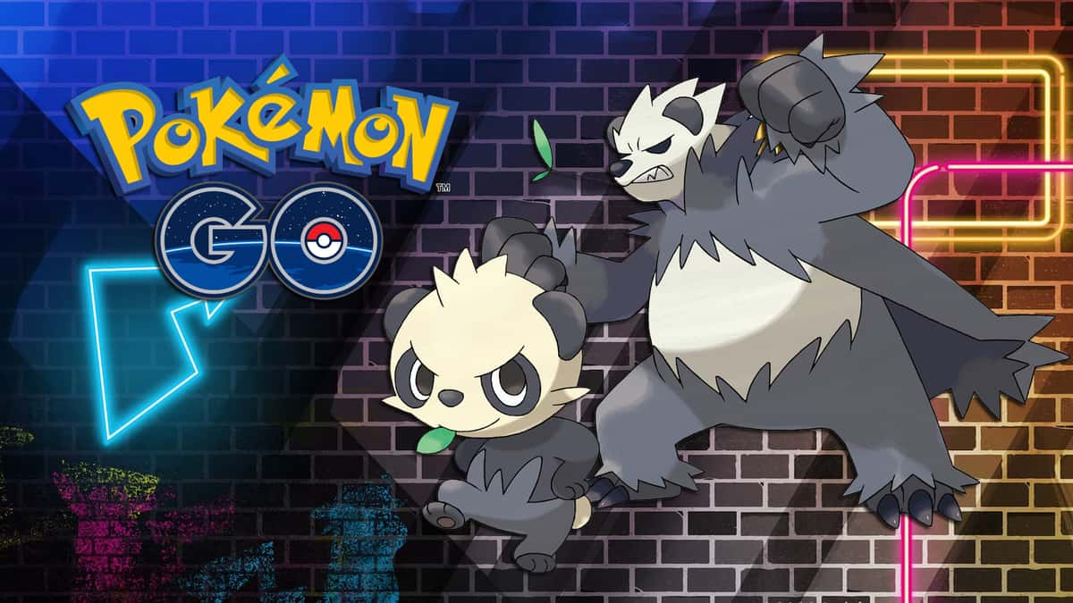 Pangoro and Pancham in Pokemon Go