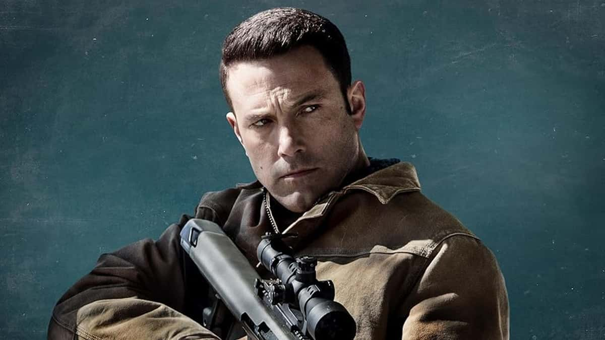 Ben Affleck on the poster for The Accountant