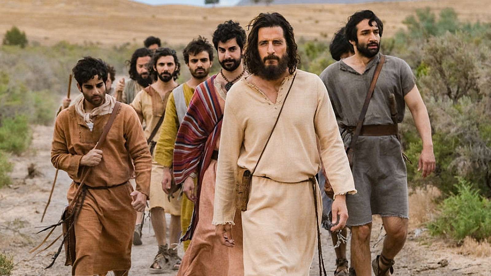 Jesus and the apostles in The Chosen cast