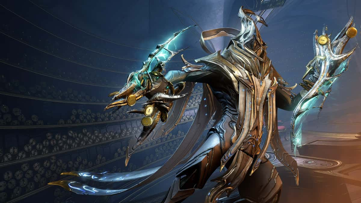 The Dante Warframe in the Dante Unbound update