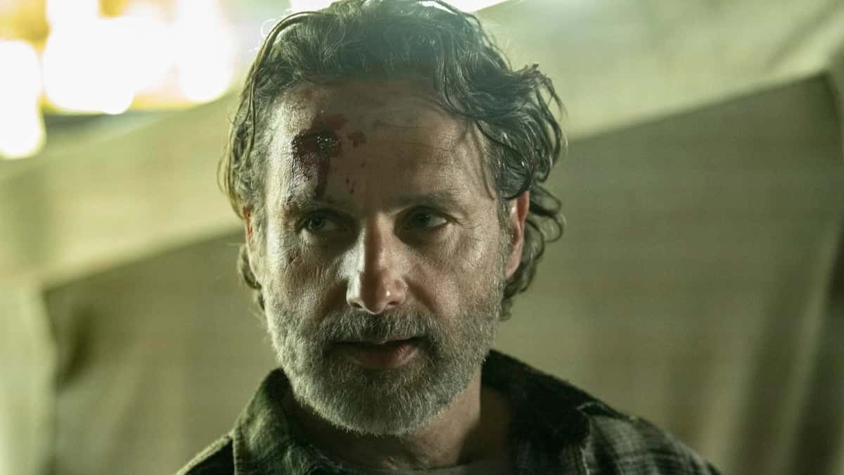 Andrew Lincoln as Rick Grimes in The Walking Dead: The Ones Who Live