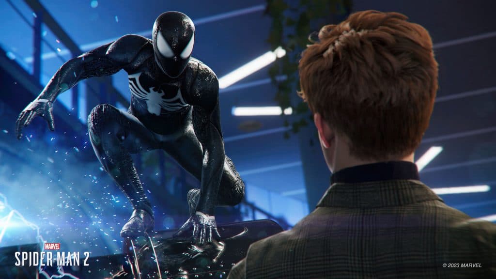 A screenshot from Marvel's Spider-Man 2 