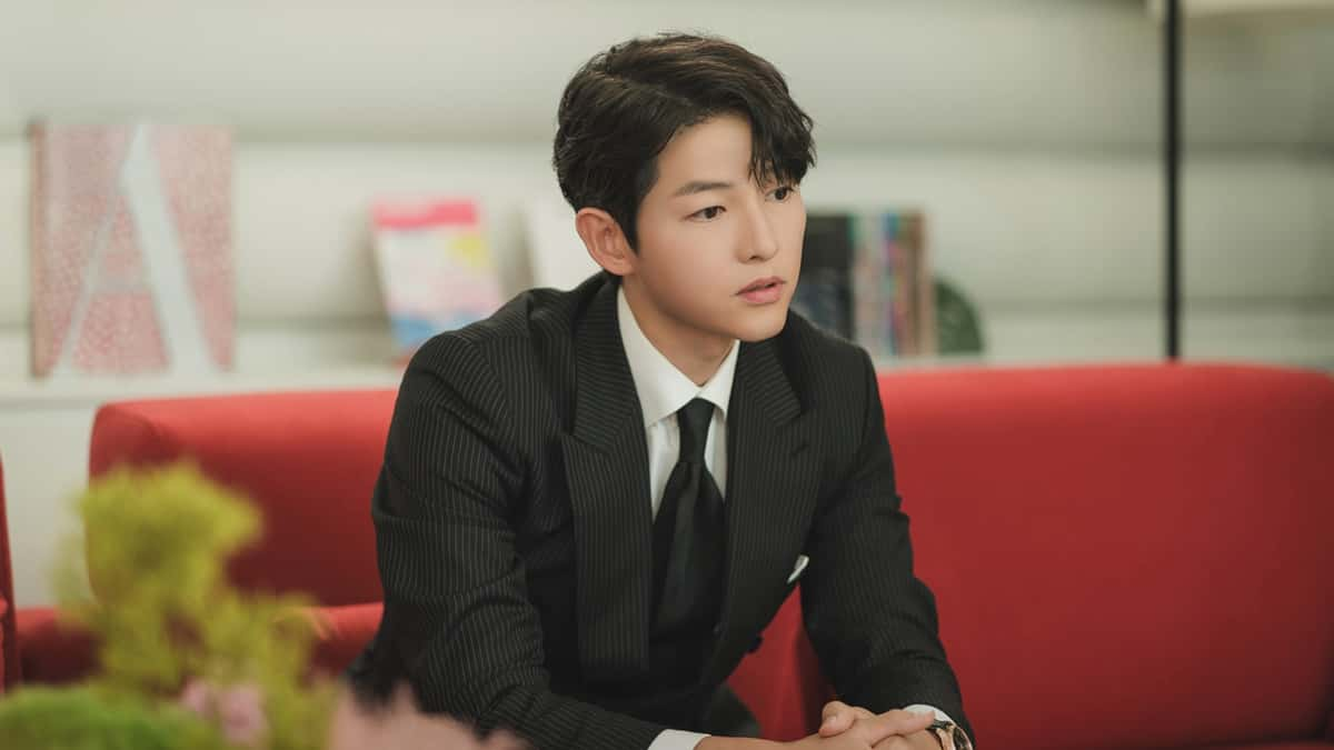 Song Joong-ki in Queen of Tears as Vincenzo.