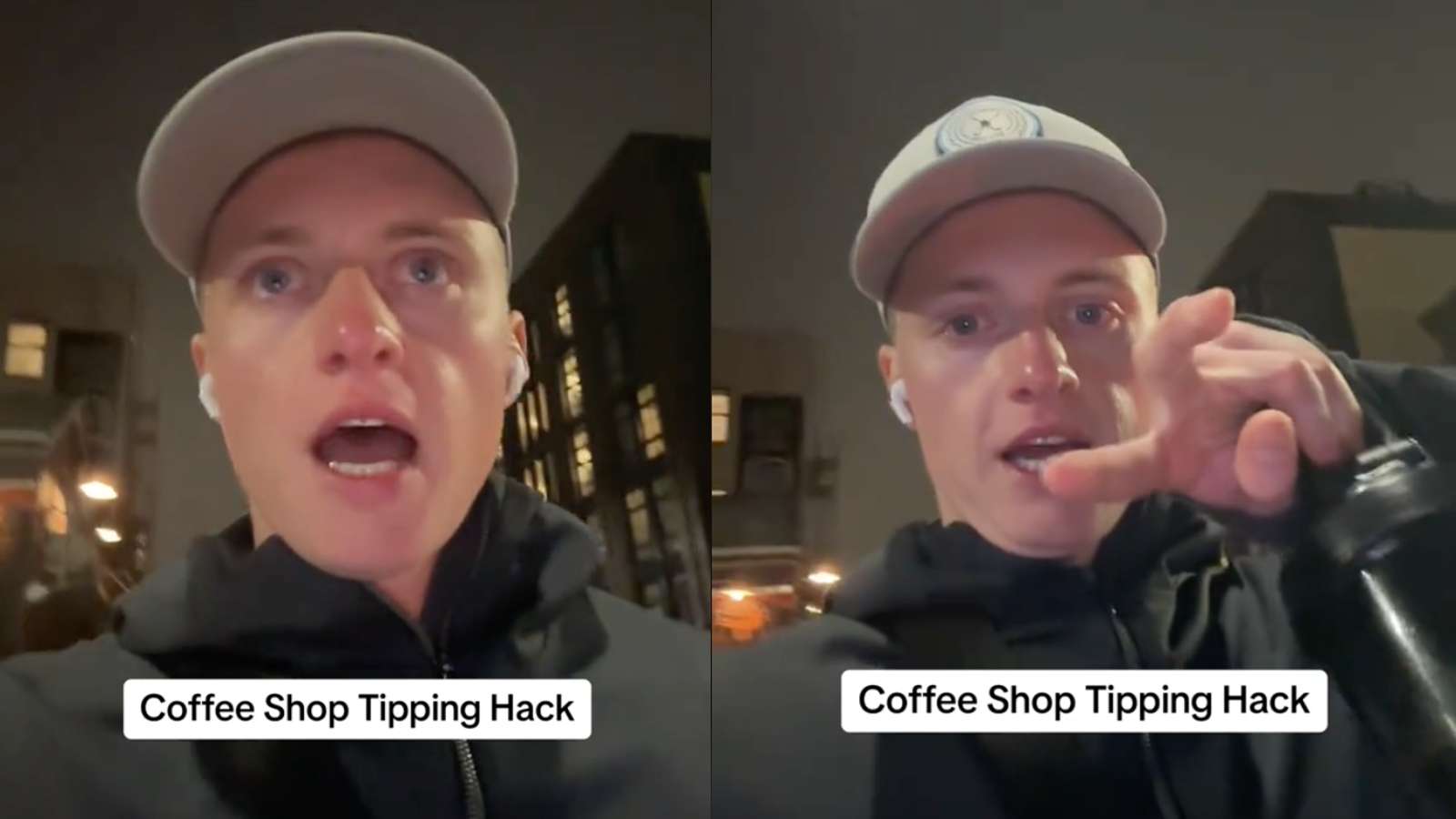 Man TikTok no tipping hack