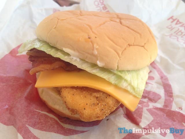 Wendy's crispy chicken BLT