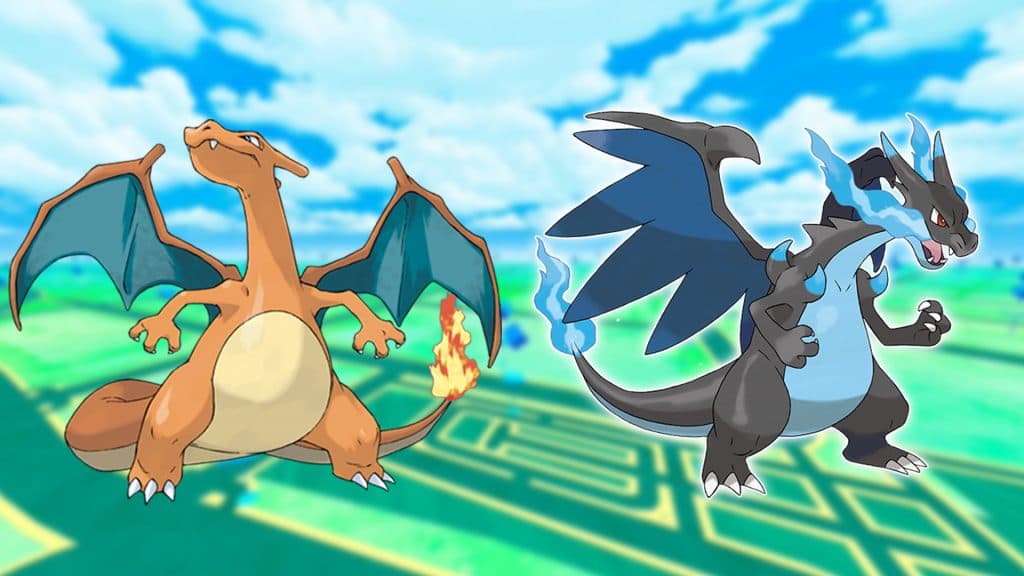 charizard mega charizard x pokemon go