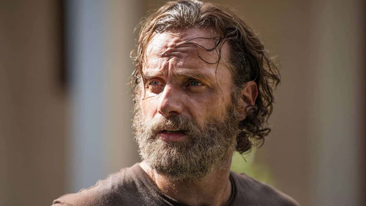 Andrew Lincoln as Rick Grimes on The Walking Dead