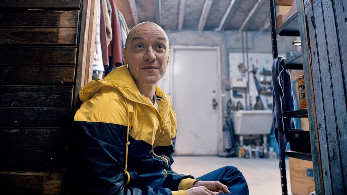 James McAvoy in Split as Hedwig.