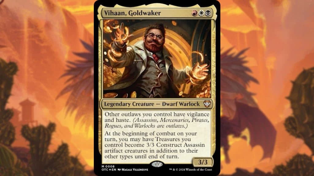 mtg thunder junction Vihaan Commander card