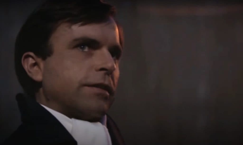 Sam Neill as Damien in Omen III: The Final Conflict