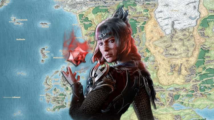 Baldur’s Gate 3 takes place in a shockingly small part of D&D’s map ...