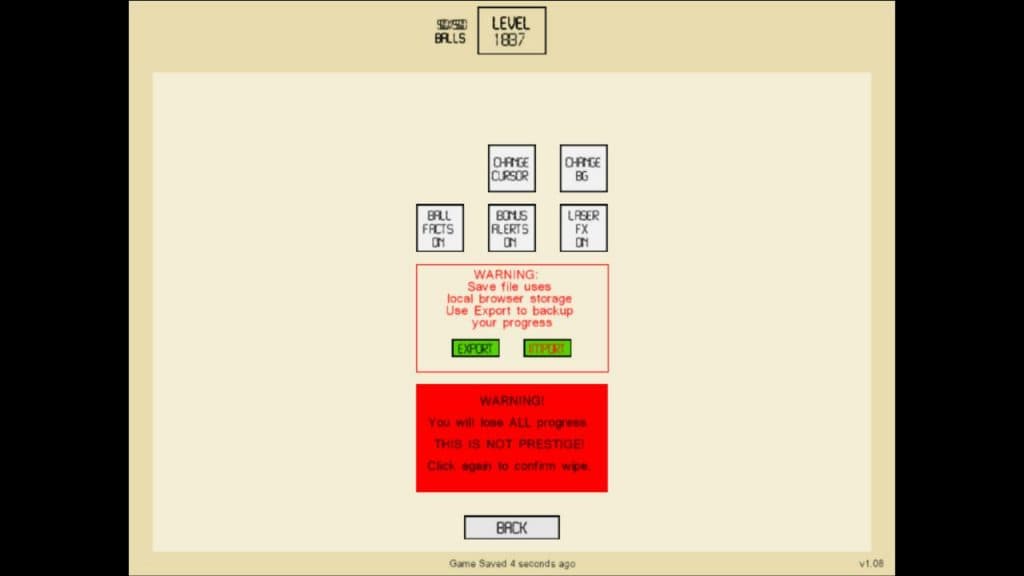 Using Idle Breakout cheat codes