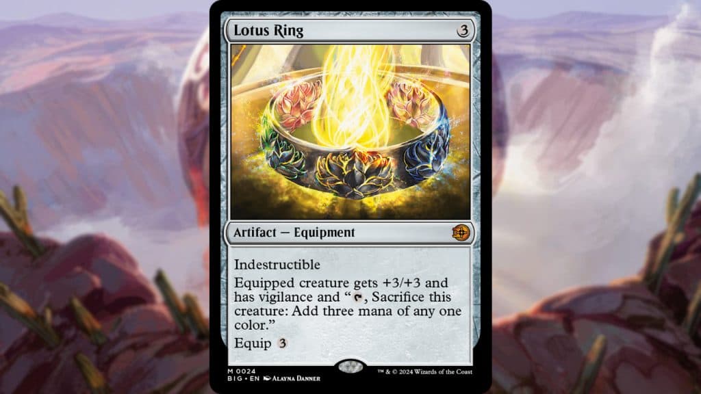 MTG Thunder Junction Lotus Ring