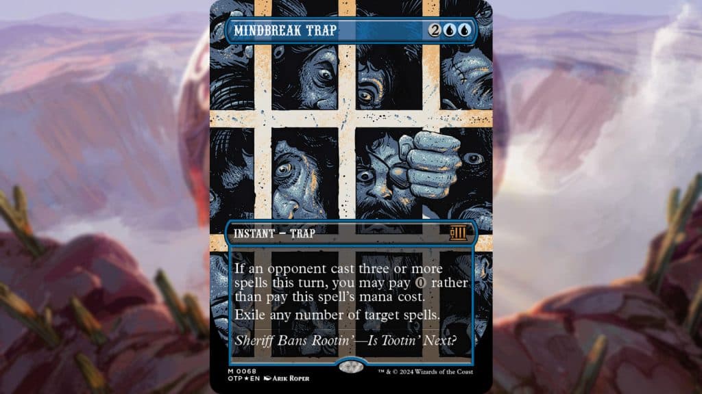 MTG Thunder Junction Mindbreak trap