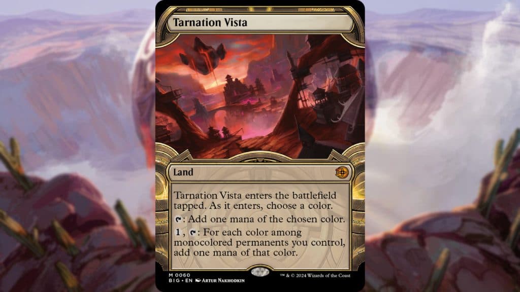 MTG Thunder Junction Tarnation Vista