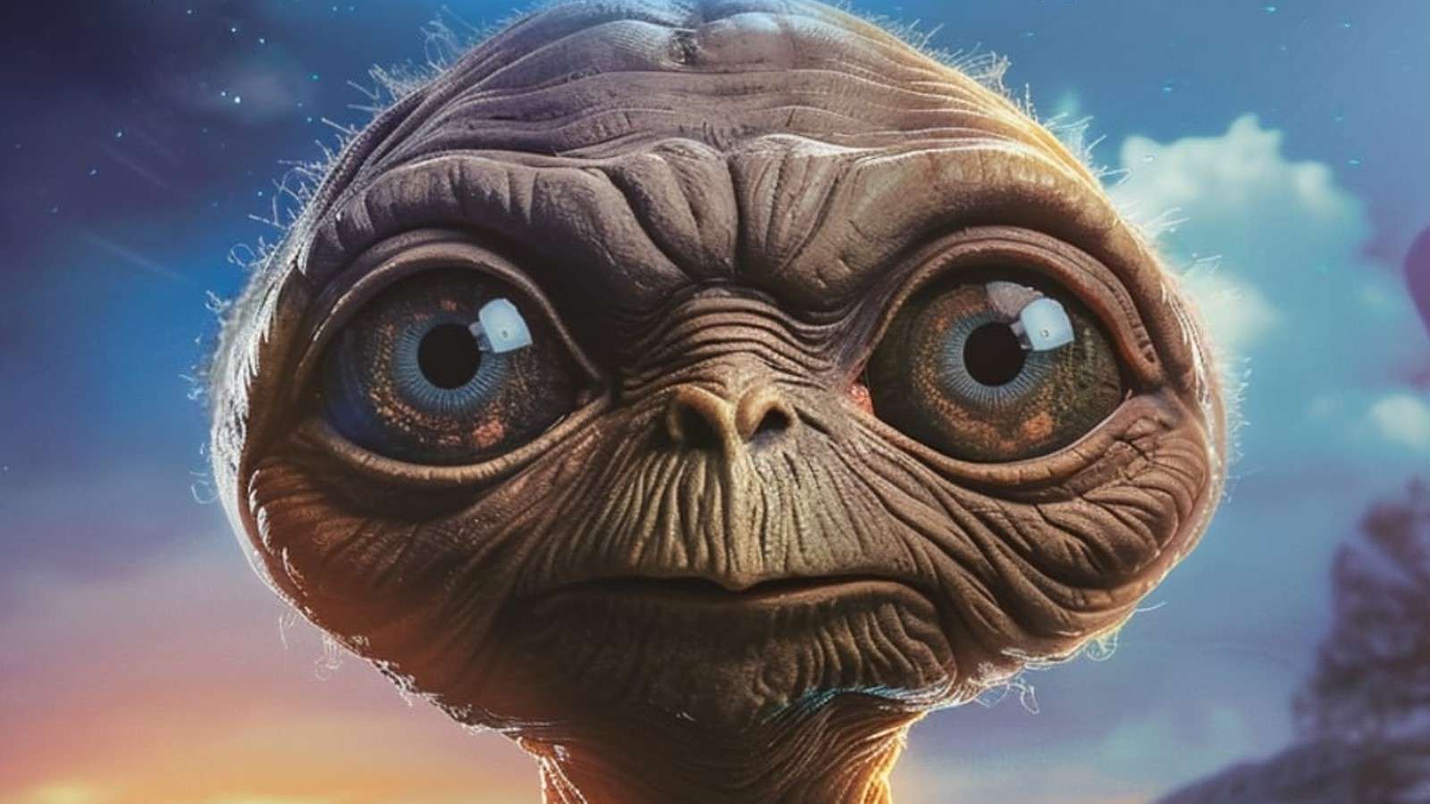 The fake poster for the made-up E.T. sequel