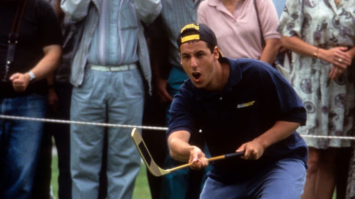 Adam Sandler as Happy in Happy Gillmore