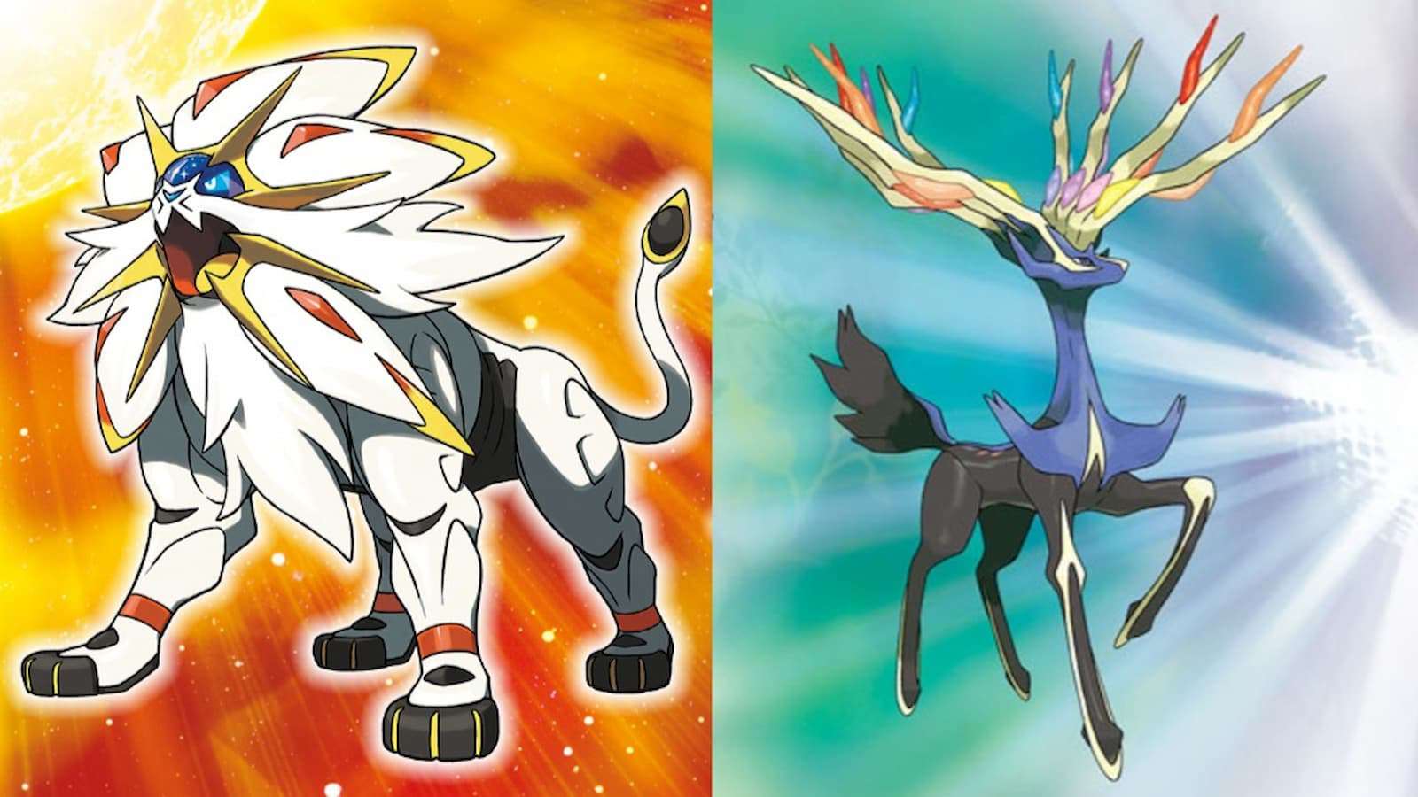 Solgaleo and Xerneas Pokemon