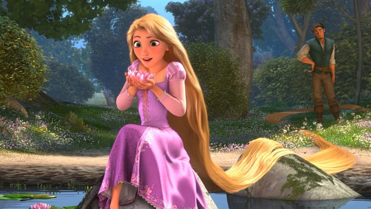 Rapunzel and Finn in Tangled