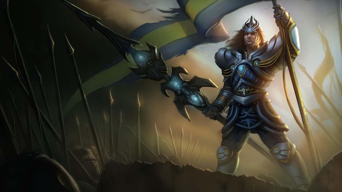 Victorious Jarvan Splash Art