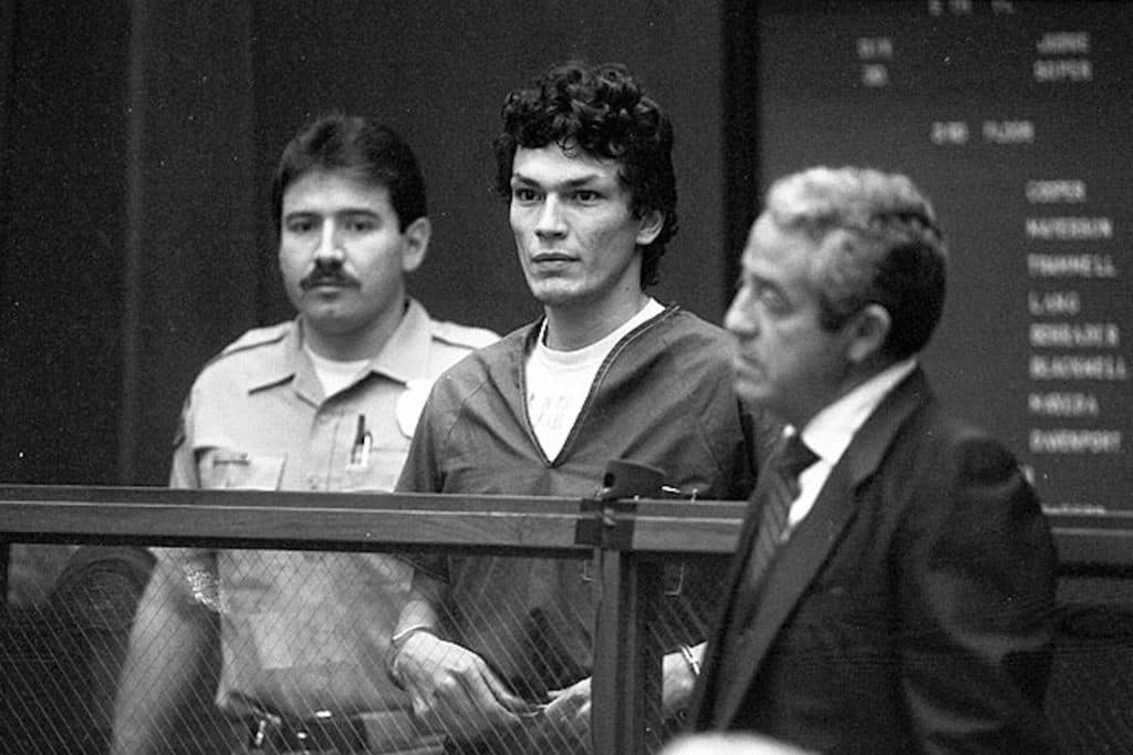 Photo of Richard Ramirez in court