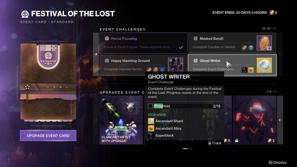 The event challenge required to unlock the Superblack shader in Destiny 2.