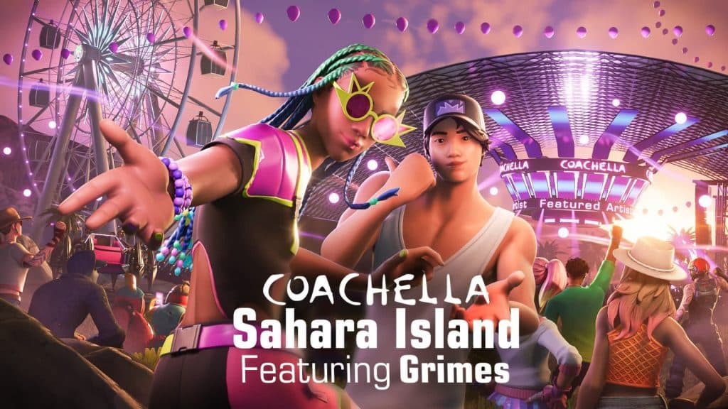 Fortnite Coachella 2024 UEFN island