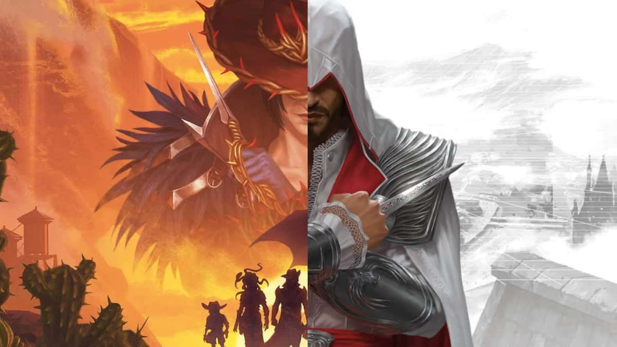 mtg thunder junction assassin's creed header