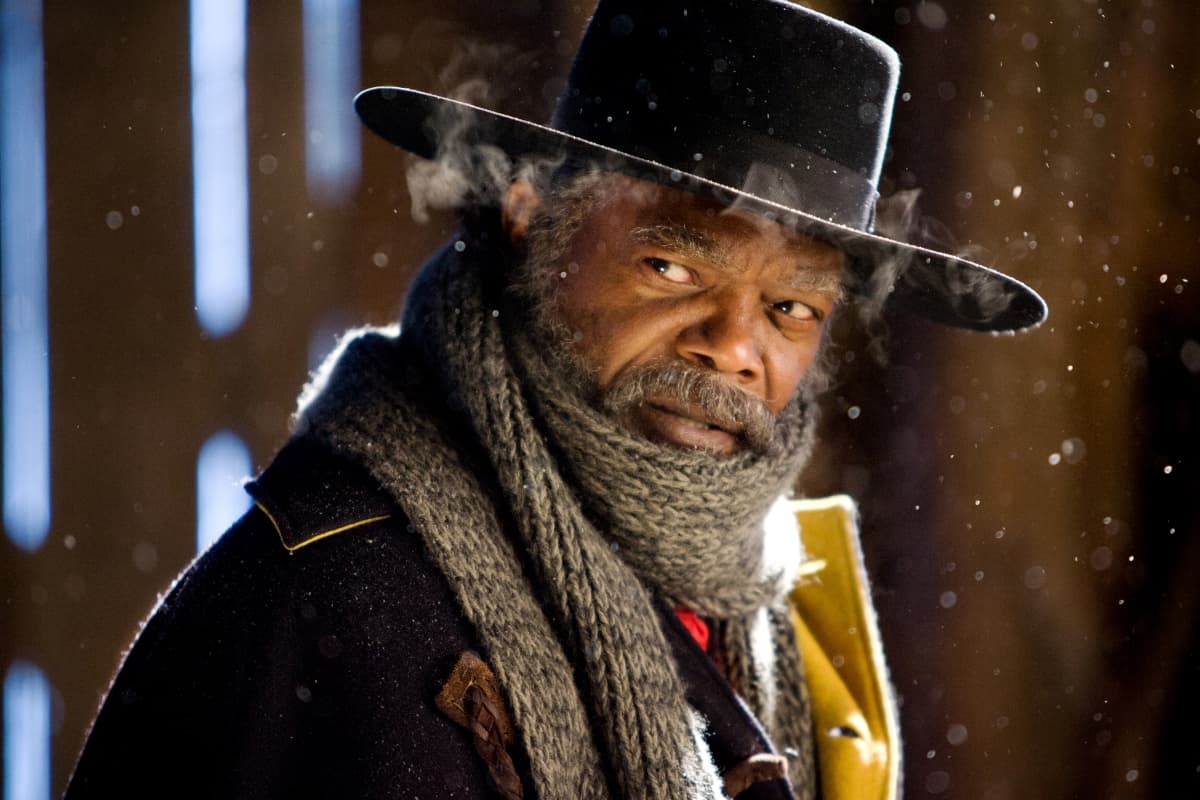 Samuel L. Jackson in The Hateful Eight.