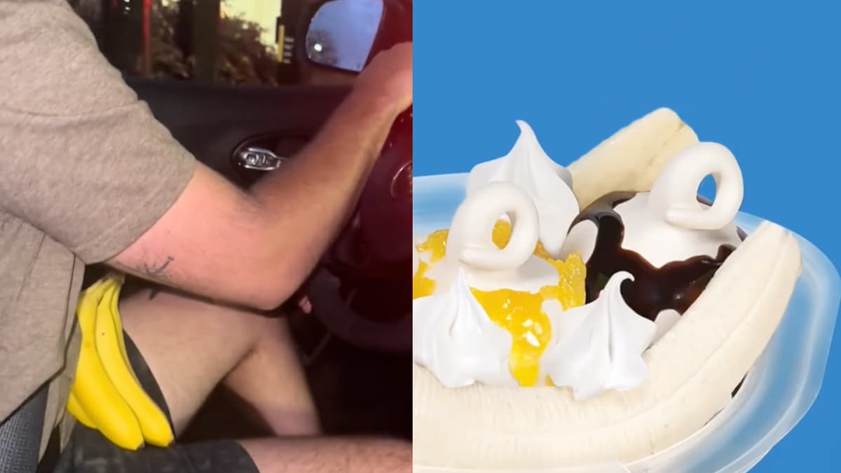 Man takes banana to Dairy Queen